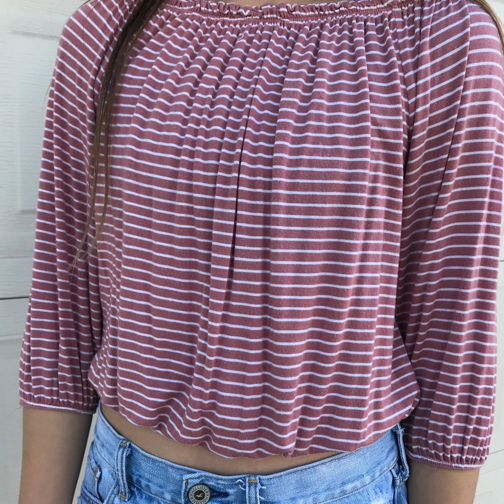 Off the shoulder shirt